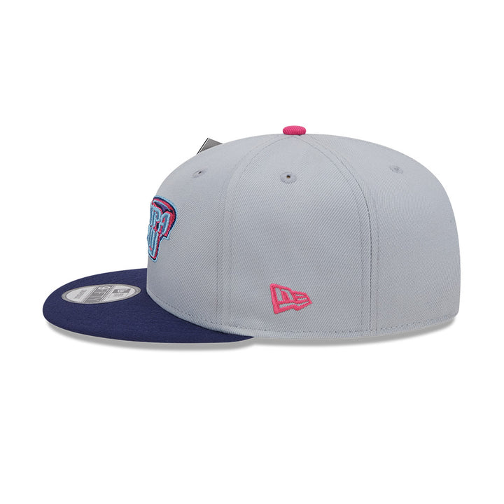 Rays New Era Grey Navy Big League Chew Blue Raspberry Coop 9Fifty Snapback Hat