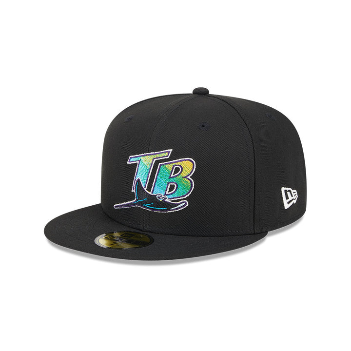 Rays New Era Black Big League Chew Original Devil Rays Coop 59Fifty Fitted Hat