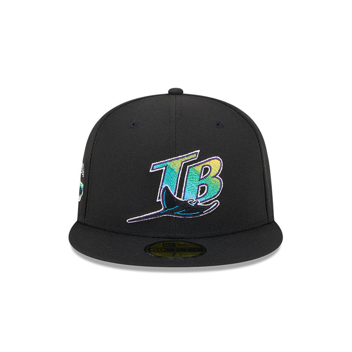 Rays New Era Black Big League Chew Original Devil Rays Coop 59Fifty Fitted Hat