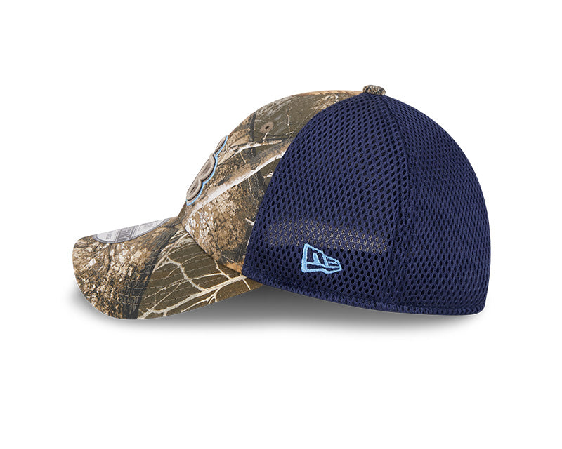 Rays New Era Camo Navy TB 39Thirty Flex Fit Hat
