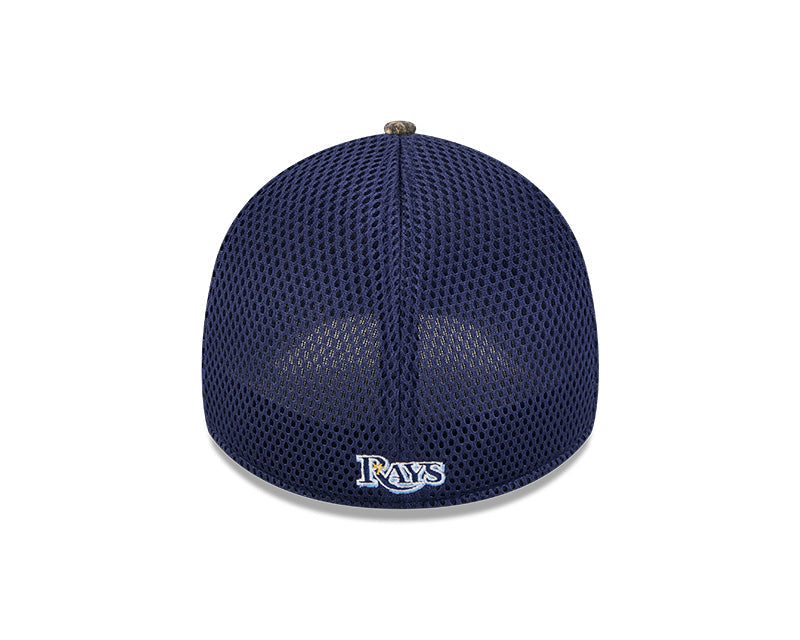 Rays New Era Camo Navy TB 39Thirty Flex Fit Hat