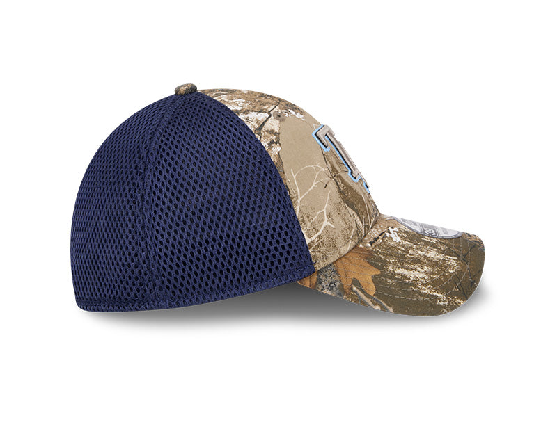 Rays New Era Camo Navy TB 39Thirty Flex Fit Hat