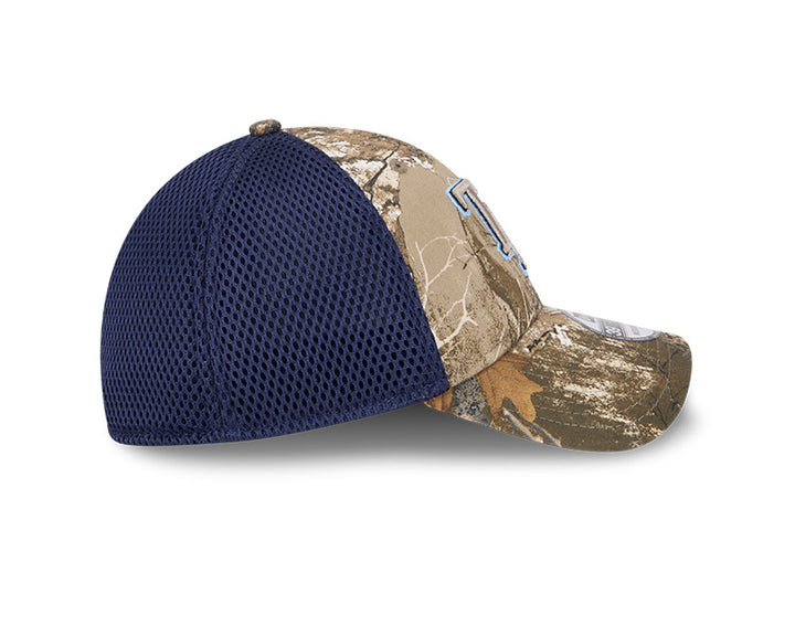 Rays New Era Camo Navy TB 39Thirty Flex Fit Hat