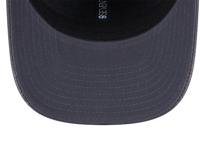 Rays New Era Grey TB Patch 9SEVENTY Stretch-Snap Hat