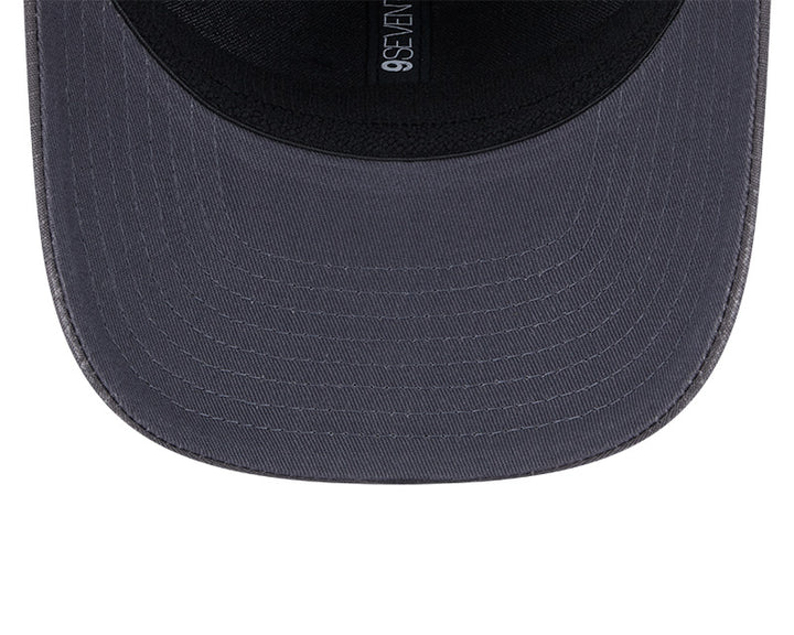 Rays New Era Grey TB Patch 9SEVENTY Stretch-Snap Hat