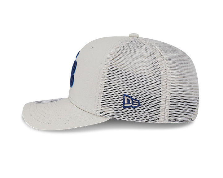 Rays New Era Canvas Tan TB 9SEVENTY Stretch-Snap Trucker Hat