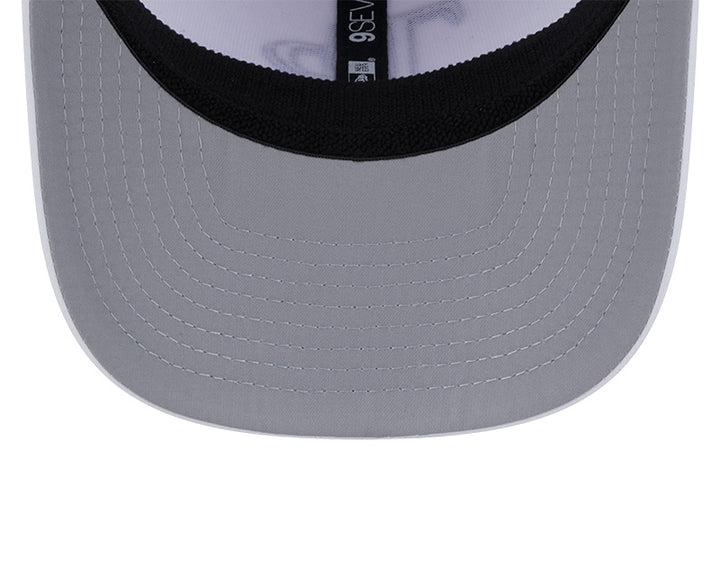 Rays New Era White TB Performance 9SEVENTY Stretch-Snap Hat