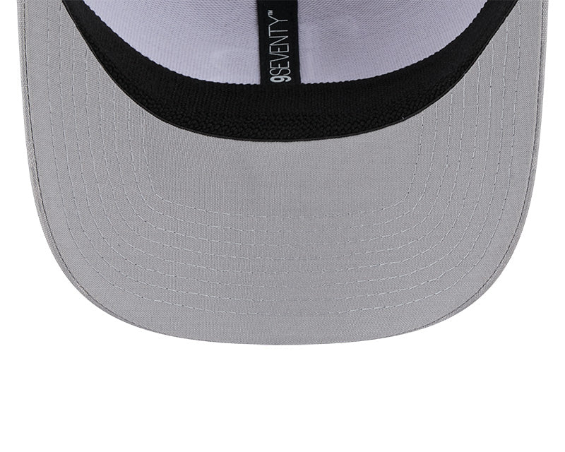 Rays New Era Canvas Grey Camo TB 9SEVENTY Stretch-Snap Trucker Hat