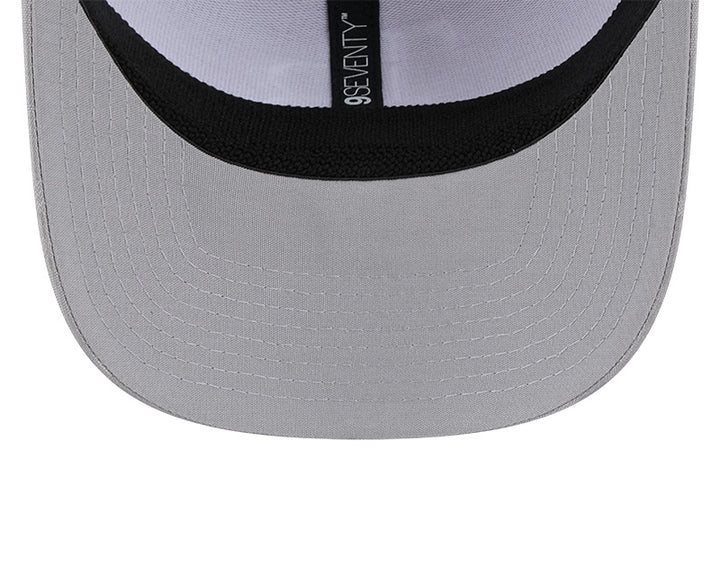 Rays New Era Canvas Grey Camo TB 9SEVENTY Stretch-Snap Trucker Hat