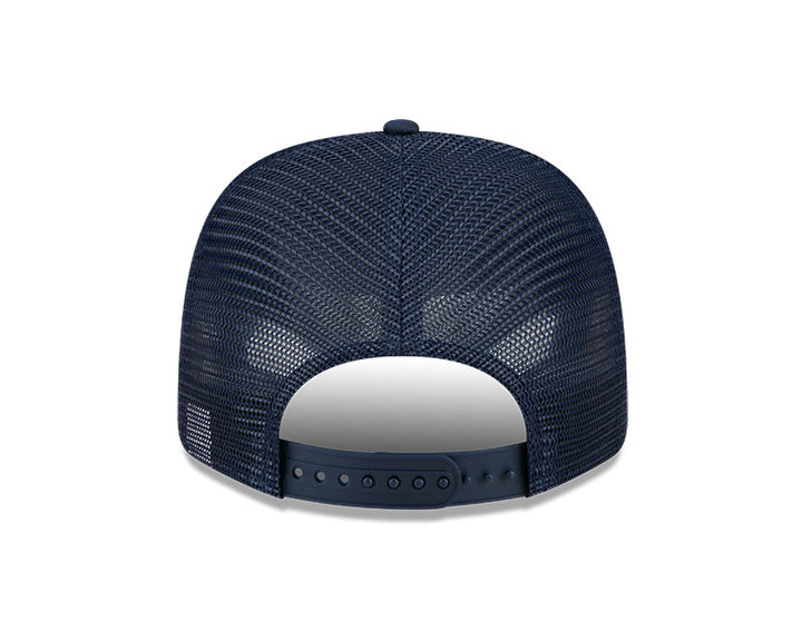 Rays New Era Canvas Navy Camo TB 9SEVENTY Stretch-Snap Trucker Hat
