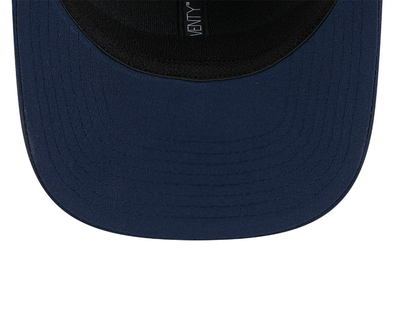 Rays New Era Canvas Navy Camo TB 9SEVENTY Stretch-Snap Trucker Hat