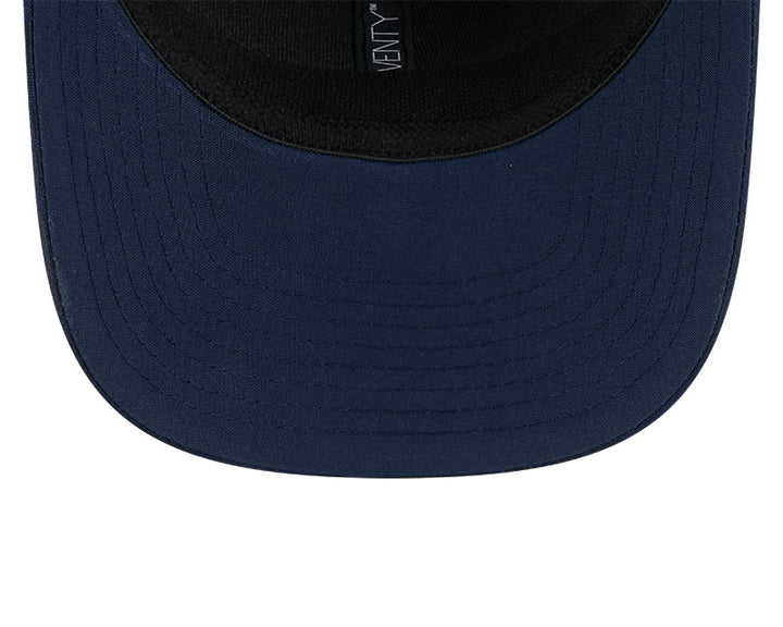 Rays New Era Canvas Navy Camo TB 9SEVENTY Stretch-Snap Trucker Hat