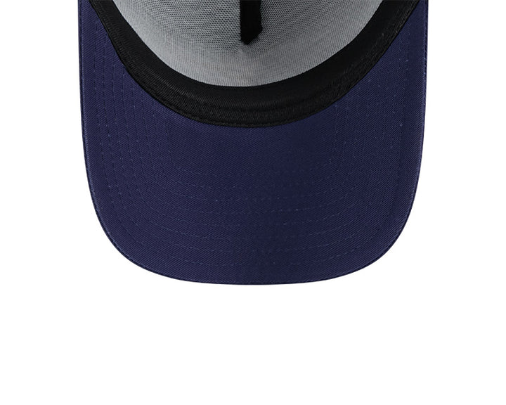Rays New Era Navy Burst Trucker 9Forty A-Frame Hat