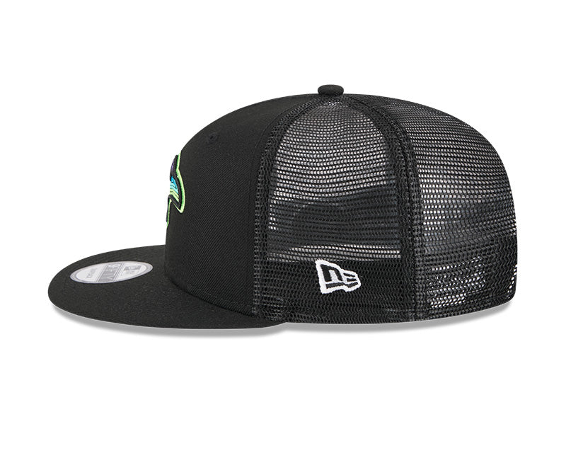 Rays New Era Black City Connect Skyray 9Fifty Snapback Hat