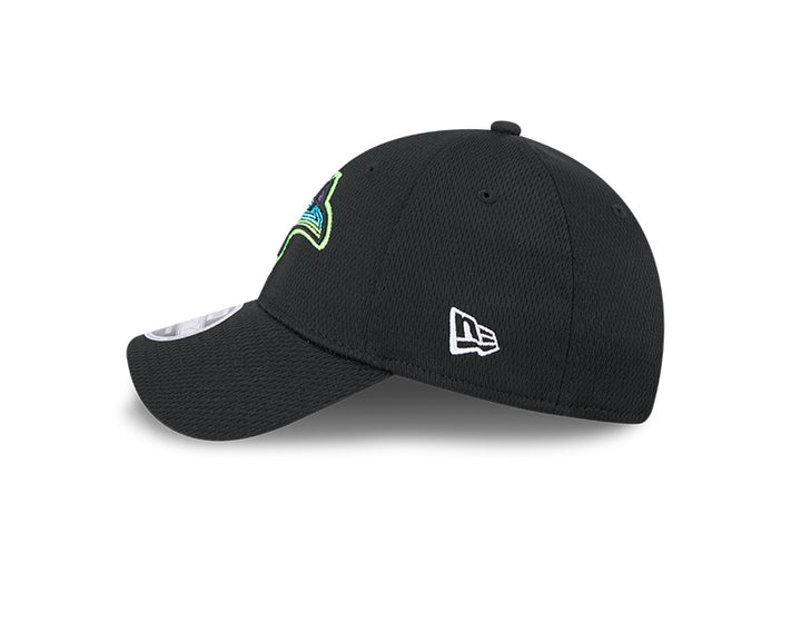 Rays New Era City Connect Black Skyray 9FORTY Stretch-Snap Hat