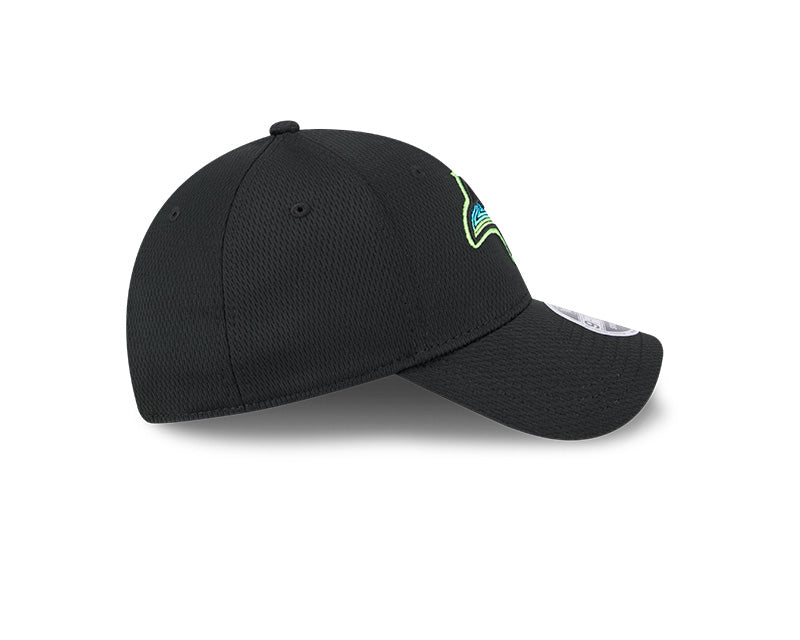Rays New Era City Connect Black Skyray 9FORTY Stretch-Snap Hat