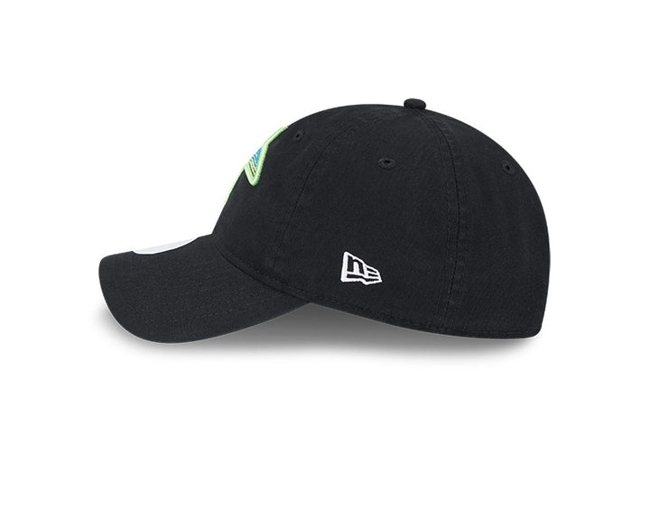 Rays Women's New Era Black Glitter City Connect 9Twenty Adjustable Hat