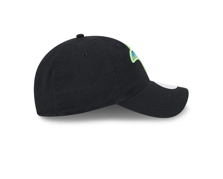 Rays Women's New Era Black Glitter City Connect 9Twenty Adjustable Hat