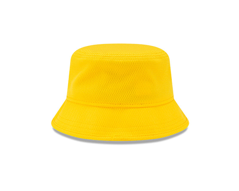 Rays Youth Kids New Era Yellow Alt Logo Bucket Hat