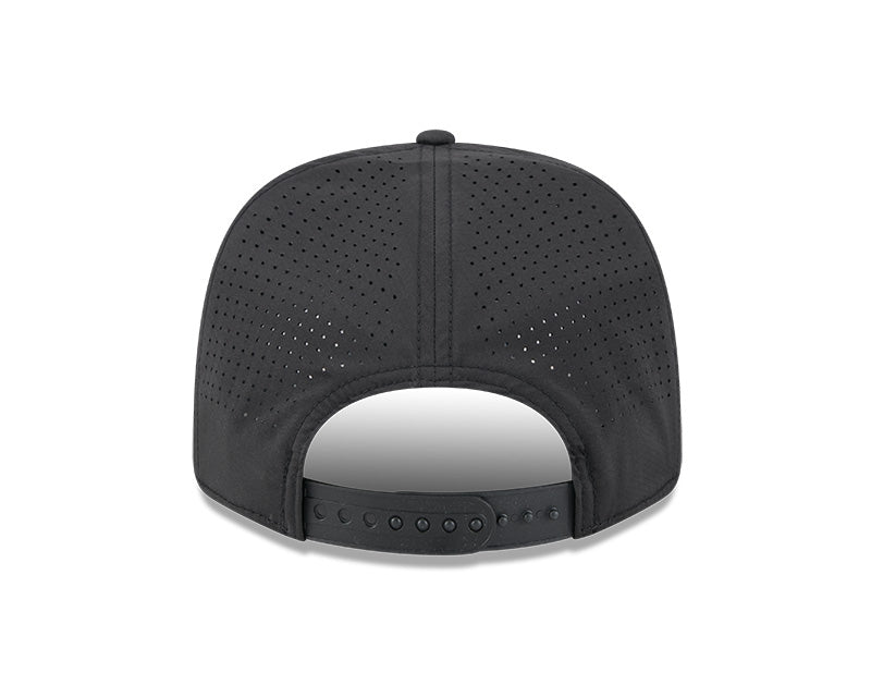 Rays New Era Black Skyray Performance 9SEVENTY Stretch-Snap Hat