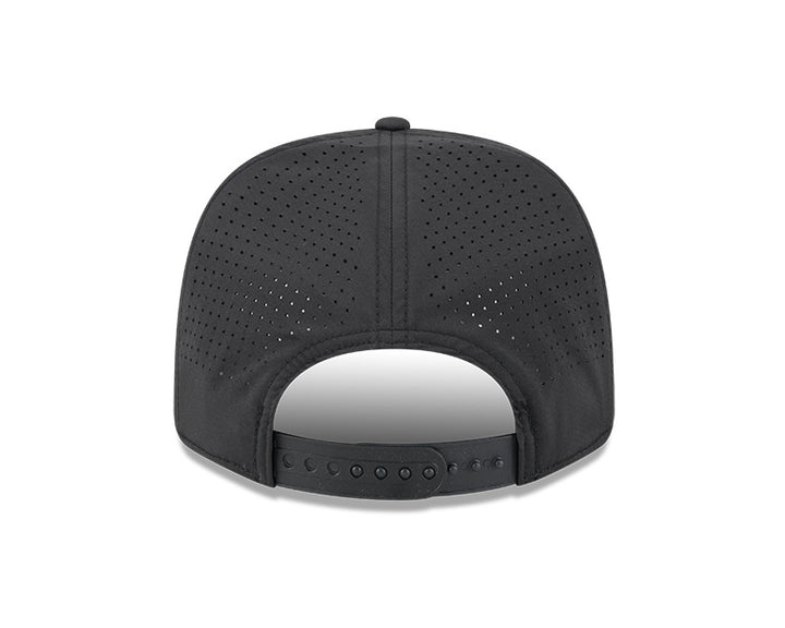 Rays New Era Black Skyray Performance 9SEVENTY Stretch-Snap Hat