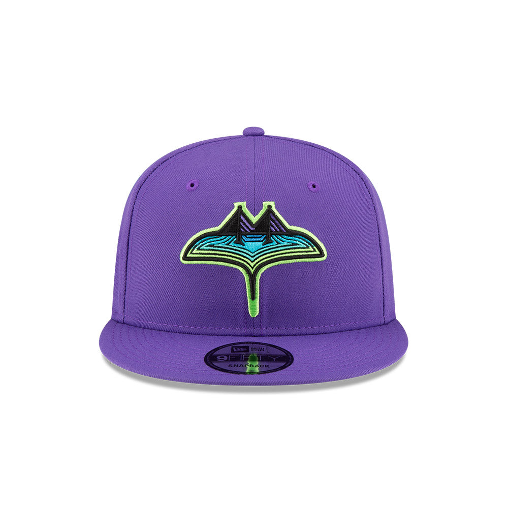 Rays New Era Purple City Connect Skyray Tampa Bay 9Fifty Snapback Hat