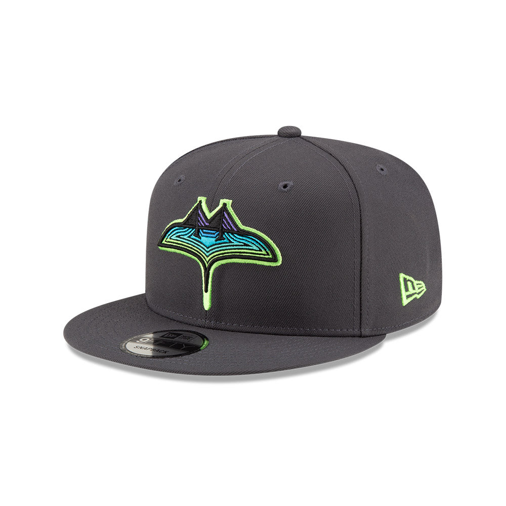 Rays New Era Grey City Connect Skyray Tampa Bay 9Fifty Snapback Hat