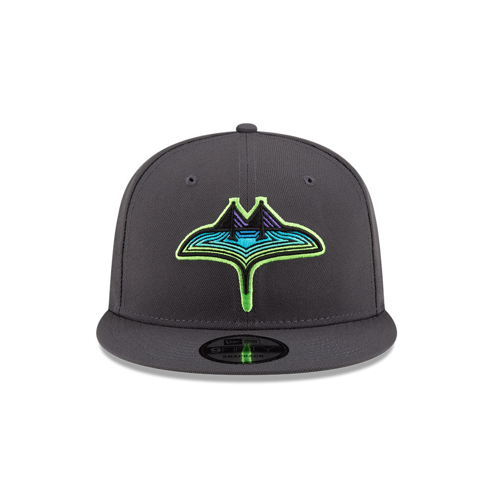 Rays New Era Grey City Connect Skyray Tampa Bay 9Fifty Snapback Hat