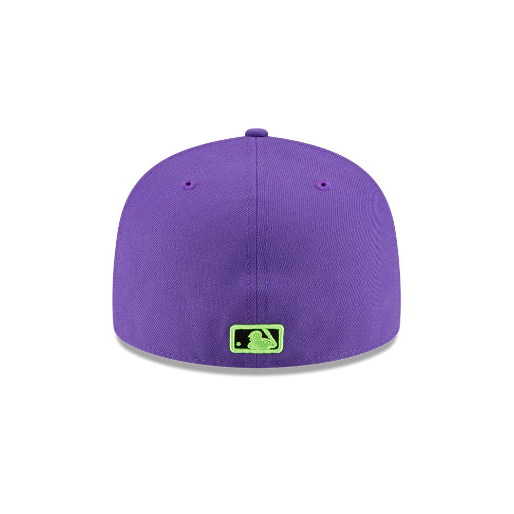 Rays New Era Purple City Connect Skyray Tampa Flames 59Fifty Fitted Hat