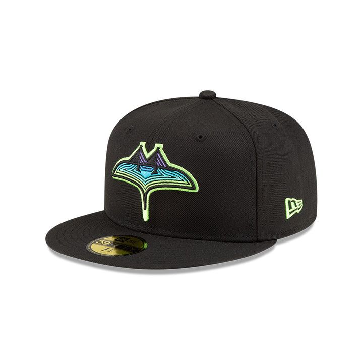 Rays New Era City Connect Black Skyray 59Fifty Fitted Hat