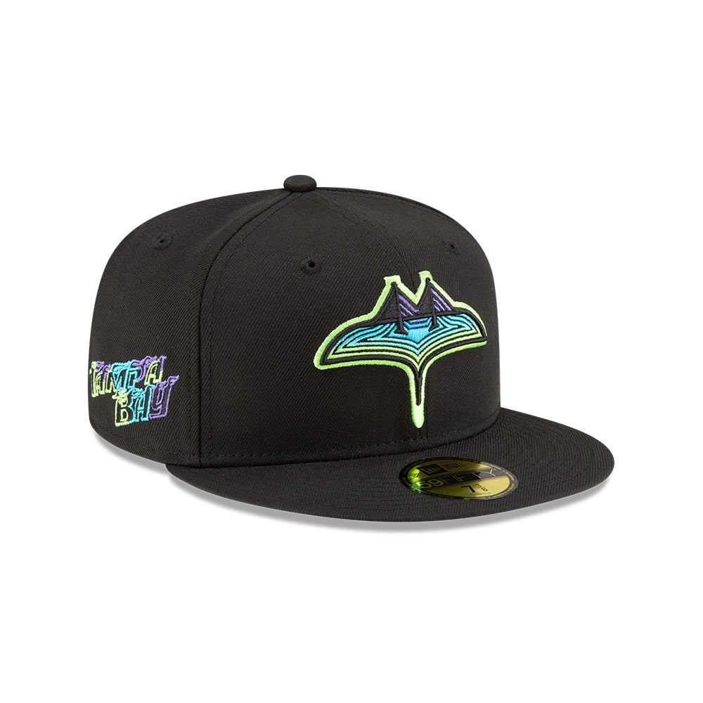 Rays New Era City Connect Black Skyray 59Fifty Fitted Hat
