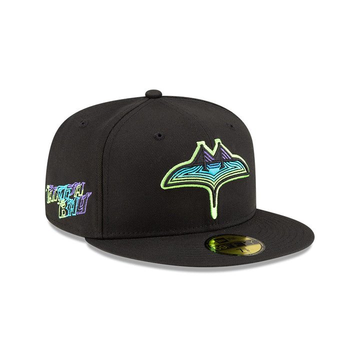 Rays New Era City Connect Black Skyray 59Fifty Fitted Hat