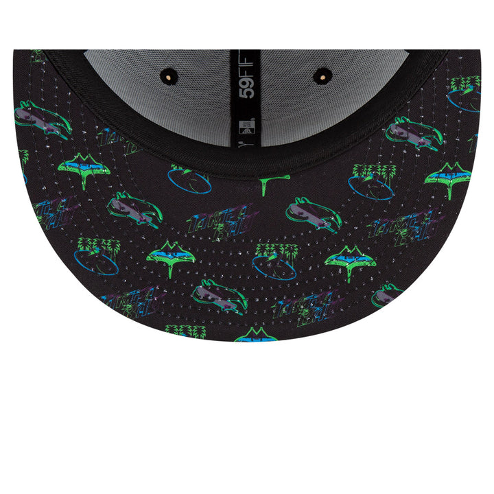 Rays New Era City Connect Black Skyray 59Fifty Fitted Hat