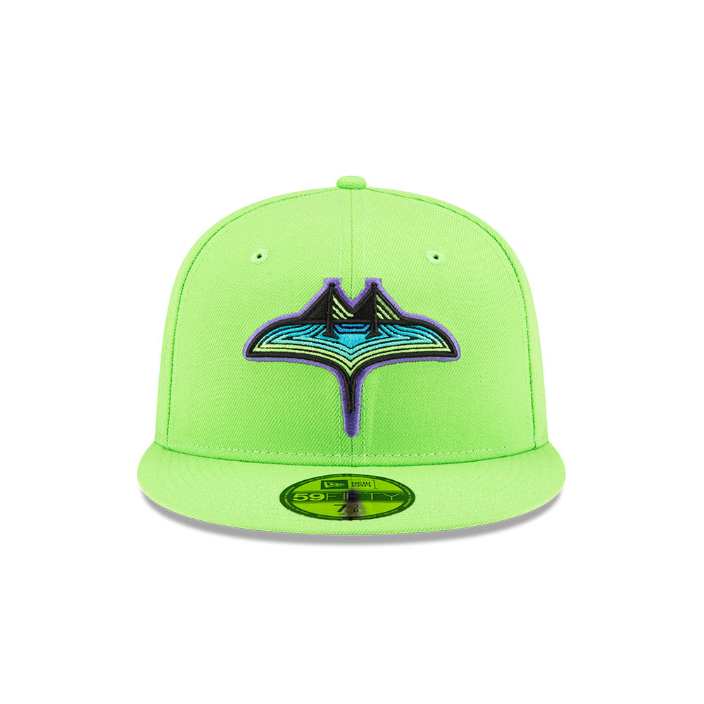 Rays New Era Green City Connect Skyway Tampa Bay 59Fifty Fitted Hat