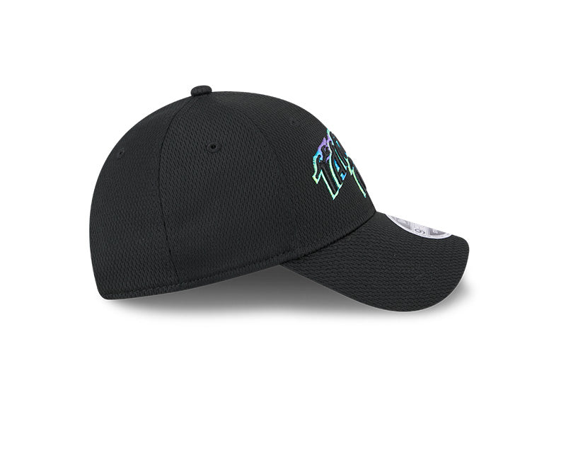 Rays New Era City Connect Black Flames 9FORTY Stretch-Snap Hat