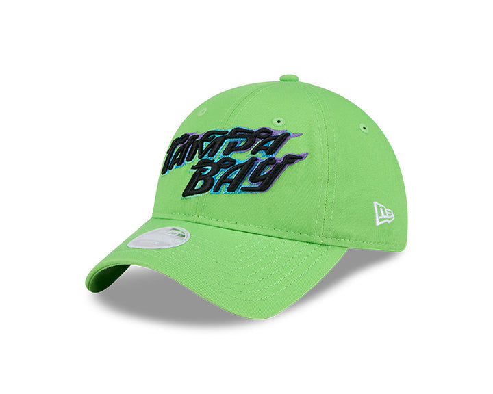 Rays New Era Women's Green Tampa Bay Flames City Connect 9Twenty Adjustable Hat