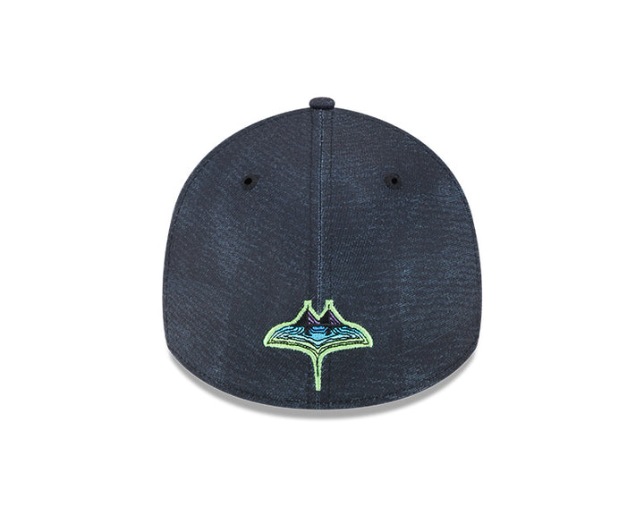 Rays New Era City Connect Charcoal Flames 39Thirty Flex Fit Hat