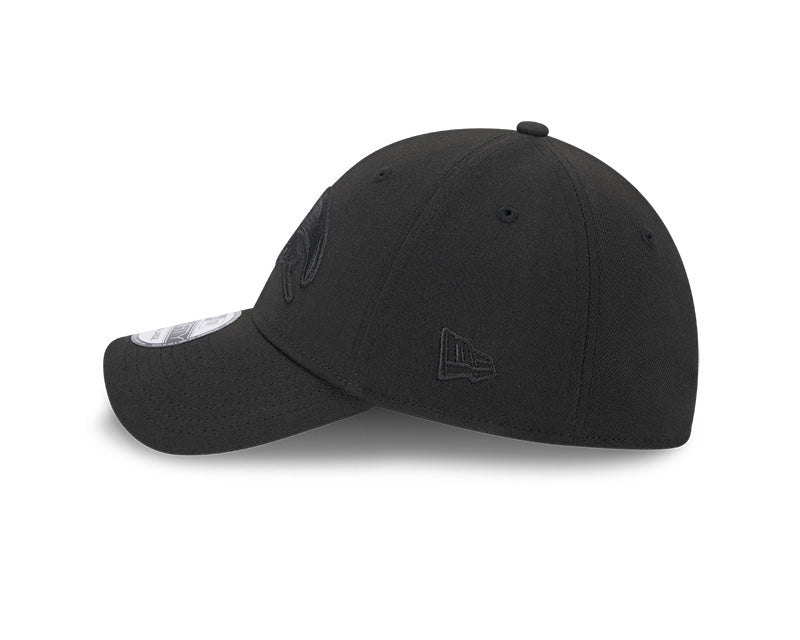 Rays New Era 2025 City Connect Black on Black Skateray 39Thirty Flex Fit Hat