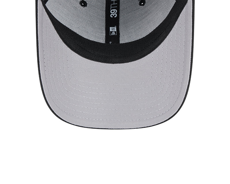 Rays New Era City Connect Black on Black Flames 39Thirty Flex Fit Hat