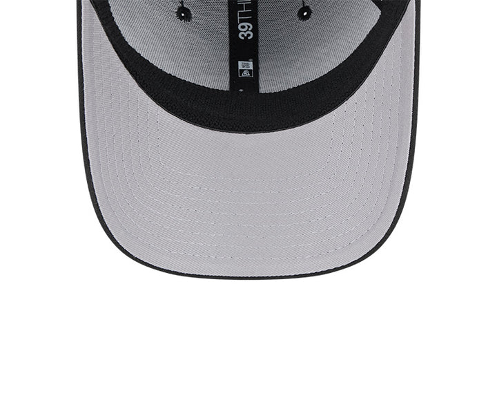 Rays New Era City Connect Black White Flames 39Thirty Flex Fit Hat
