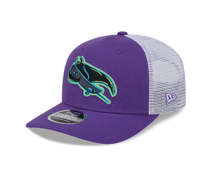 Rays New Era City Connect Purple Skateray 9SEVENTY Stretch-Snap Trucker Hat