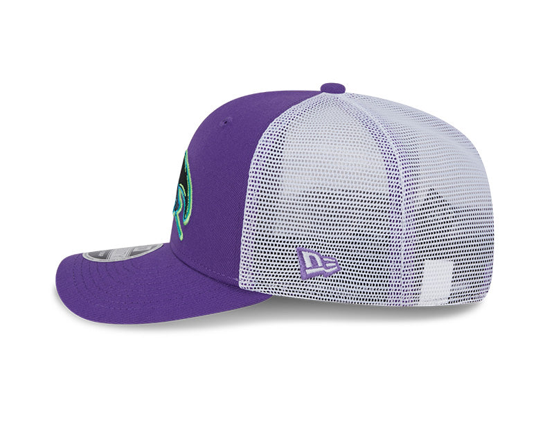 Rays New Era City Connect Purple Skateray 9SEVENTY Stretch-Snap Trucker Hat