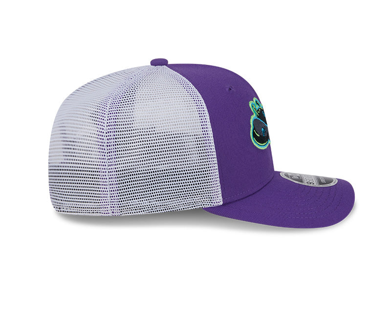 Rays New Era City Connect Purple Skateray 9SEVENTY Stretch-Snap Trucker Hat