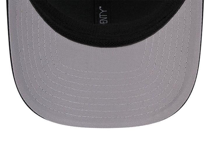 Rays New Era Devil Rays Black White TB Coop 9SEVENTY Stretch-Snap Trucker Hat
