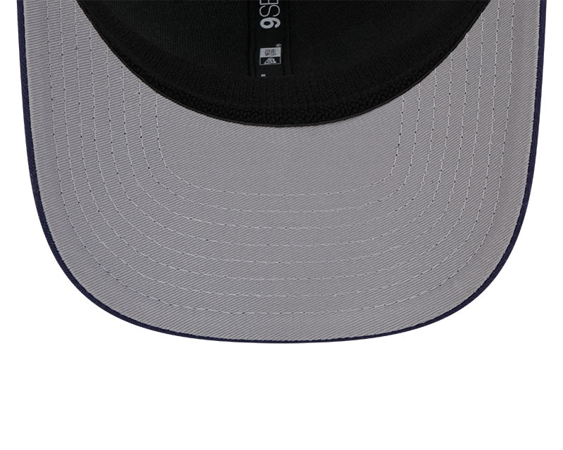 Rays New Era Navy White TB 9SEVENTY Stretch-Snap Trucker Hat