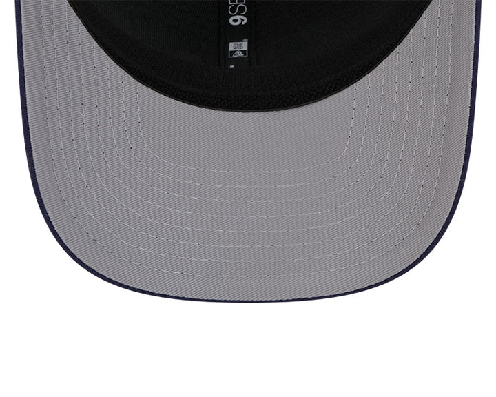 Rays New Era Navy White TB 9SEVENTY Stretch-Snap Trucker Hat
