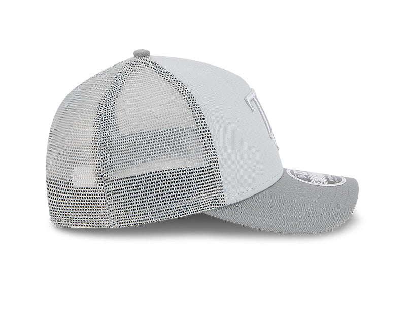 Rays New Era Grey TB 9Forty M-Crown Trucker Hat | The Bay Republic
