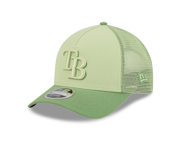 Rays New Era Light Green TB 9Forty M-Crown Snapback Trucker Hat