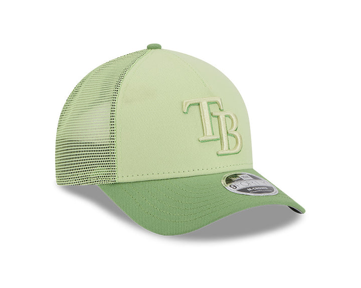 Rays New Era Light Green TB 9Forty M-Crown Snapback Trucker Hat