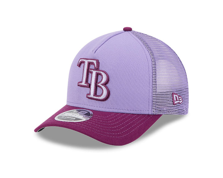 Rays New Era Purple TB 9Forty M-Crown Snapback Trucker Hat